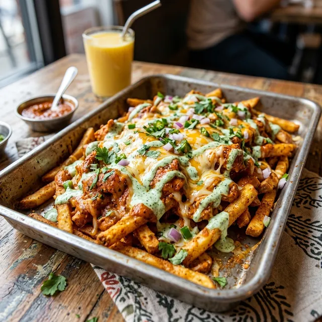 Butter Chicken Loaded Masala Fries