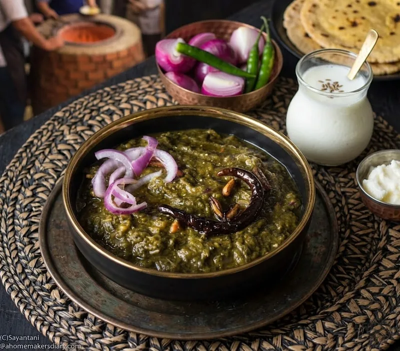 Sarson Ka Saag with Makki Ki Roti