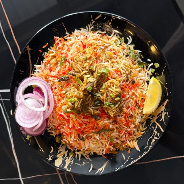 Goat Biryani.