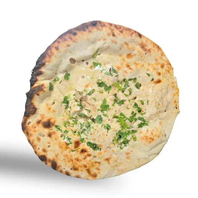 Malai Cheese Naan - Soft Cheese-Stuffed Naan.
