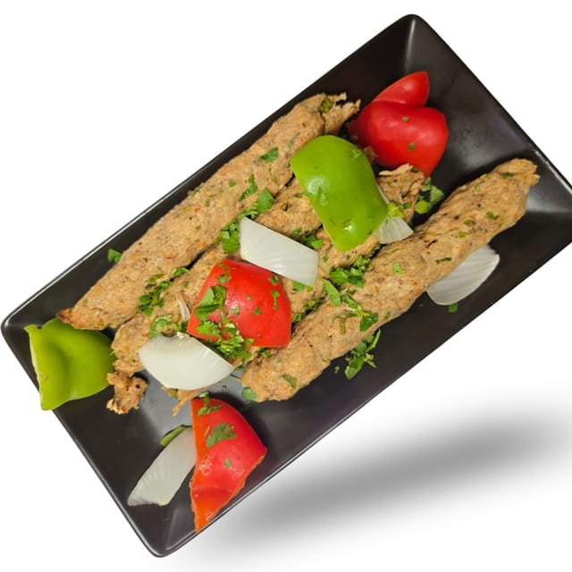Chicken Seekh Kebab.