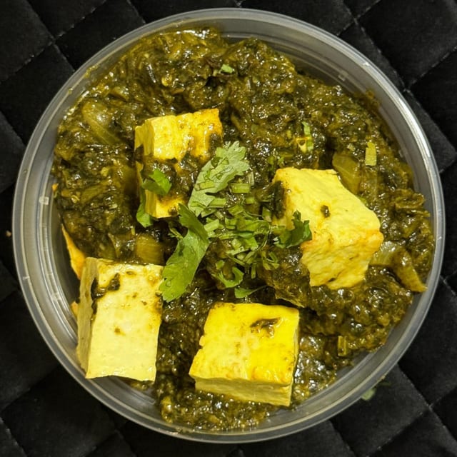 Saag Paneer.