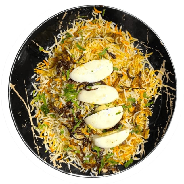 Anda (Egg) Biryani.