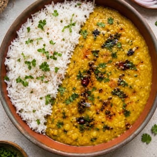 Dal Tadka with Chawal