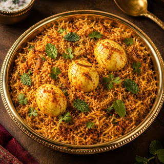 Anda (Egg) Biryani